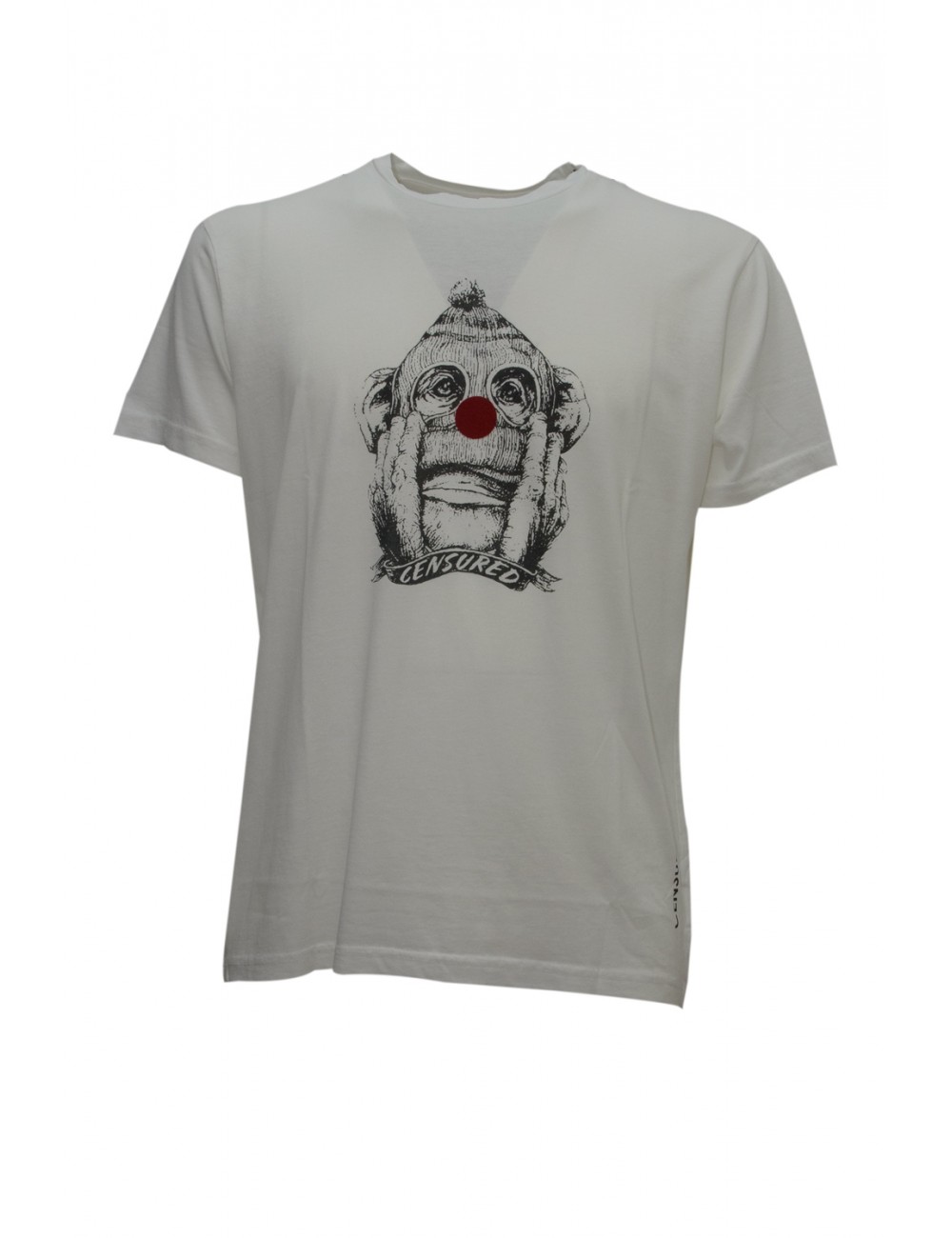 t-shirt censured UOMO OFF WHITE - TM C214 T JSEY 01 vista frontale
