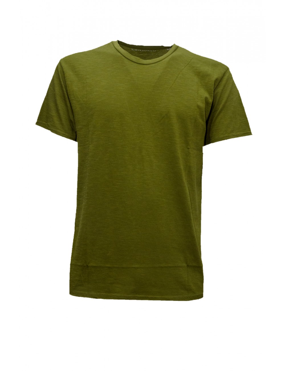 t-shirt censured UOMO VERDE ARMY GREEN - TM 3556 T JSSG 32 vista frontale