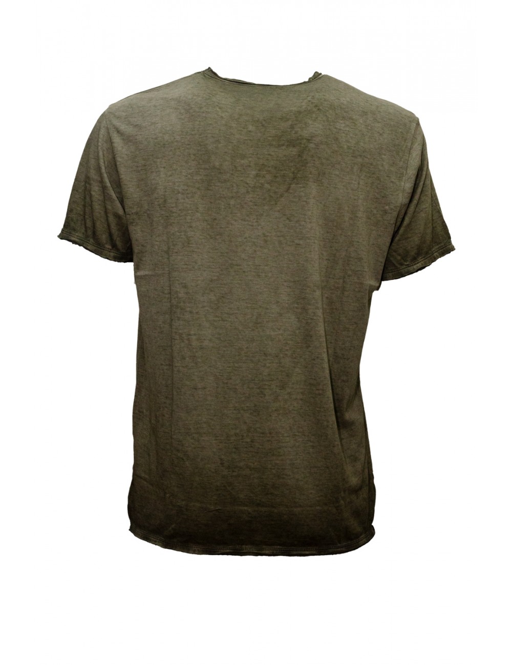 t-shirt censured UOMO VERDE MILITARE - TM 2400 T JSEP 395F vista frontale