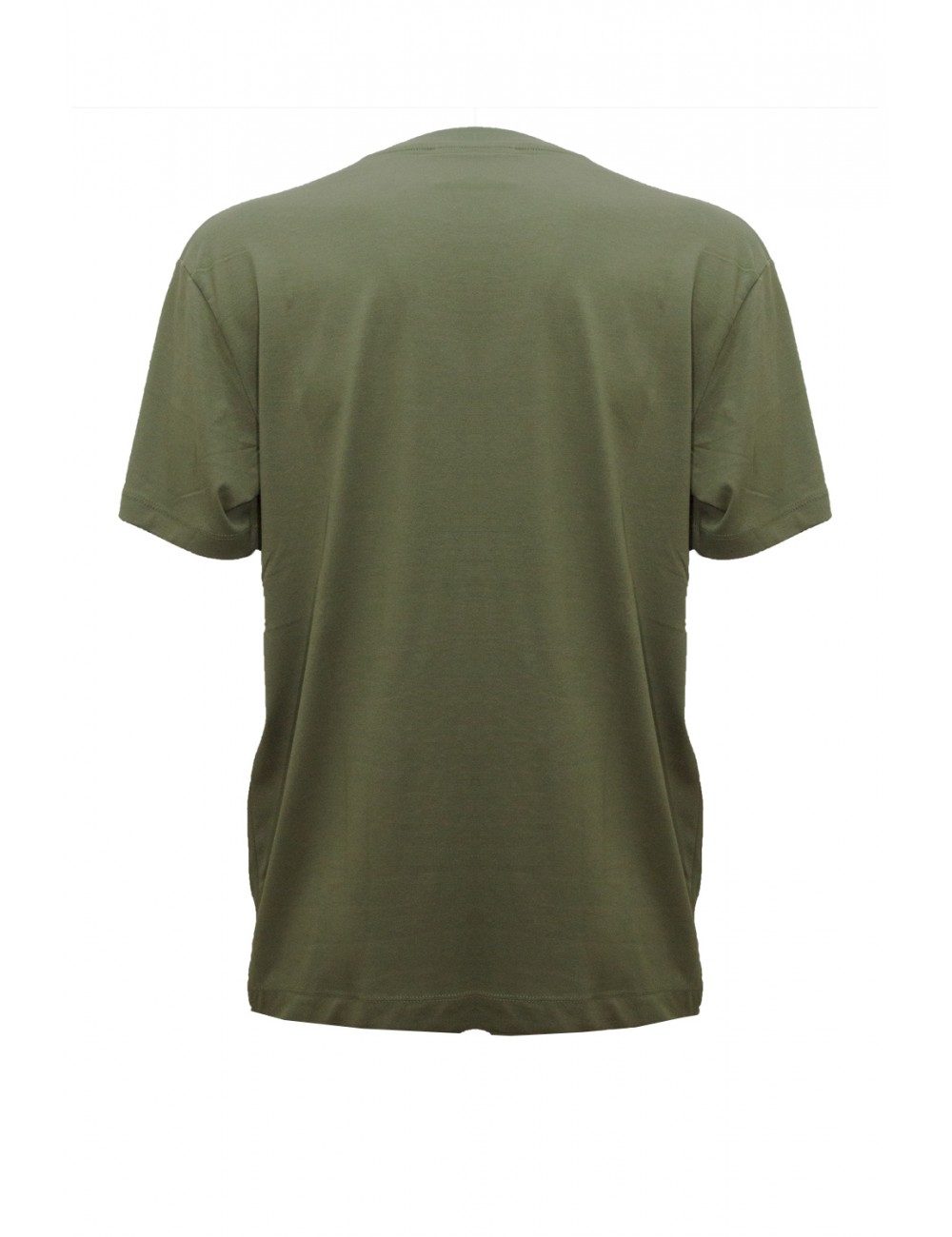 t-shirt john richmond UOMO VERDE GREEN LICHEN - UMP24048TS OF vista frontale