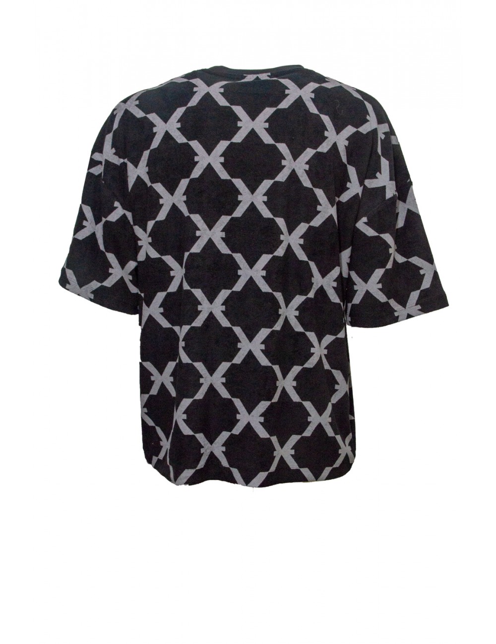 t-shirt john richmond UOMO BLACK - UMP24133TS 9F vista frontale